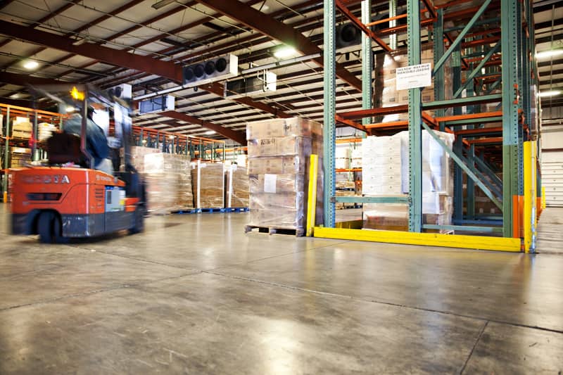 TURLOCK-WAREHOUSE The inside of the Northern Refrigerated Transportation and Poppy State Express warehouse and crossdock